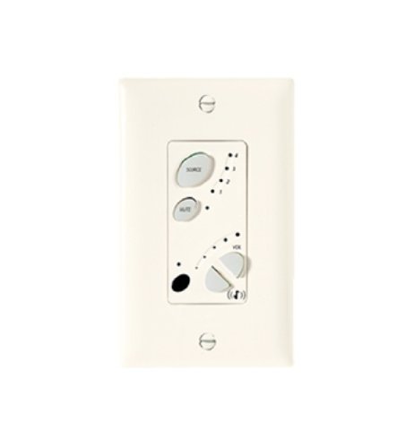 On-Q AU1000IV lyriQ High Performance Audio Keypad with Back Lit Indicator Buttons, Ivory
