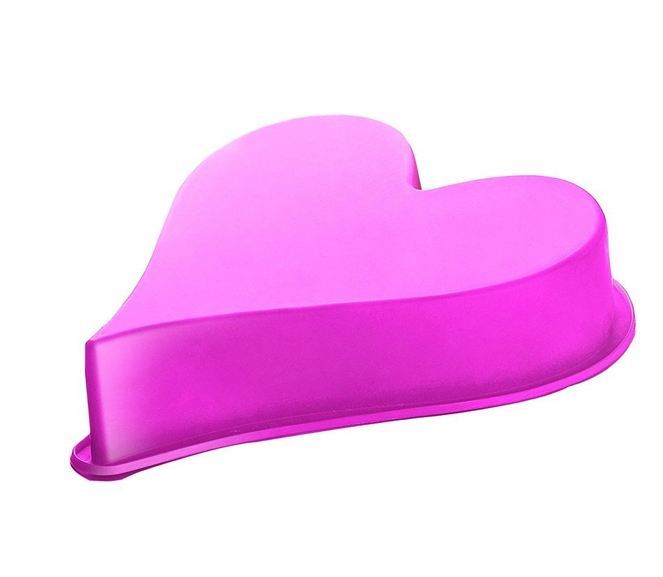 Siliconezone Piggy Collection 5.9" Non-Stick Mini Piggy Silicone Cake Mold, Pink N3