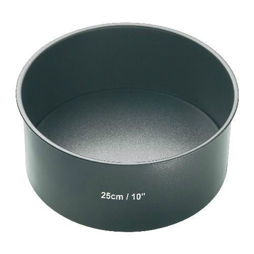 Master Class 10" Loose Base Wedding Christmas Cake Tin (Pack of 2)