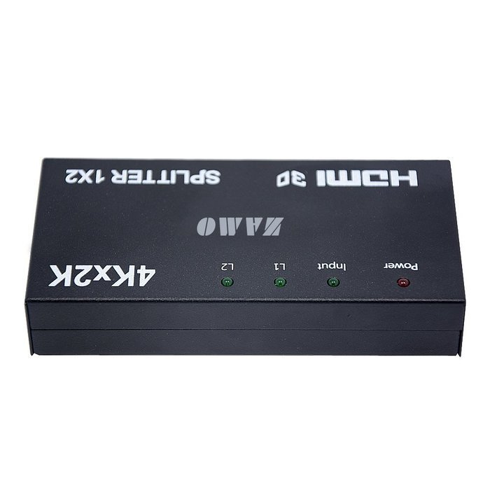 ZAMO 1x4 4 Ports Hdmi Powered Splitter for Full Hd 1080p & 3d Support (One Input to Four Outputs) N13