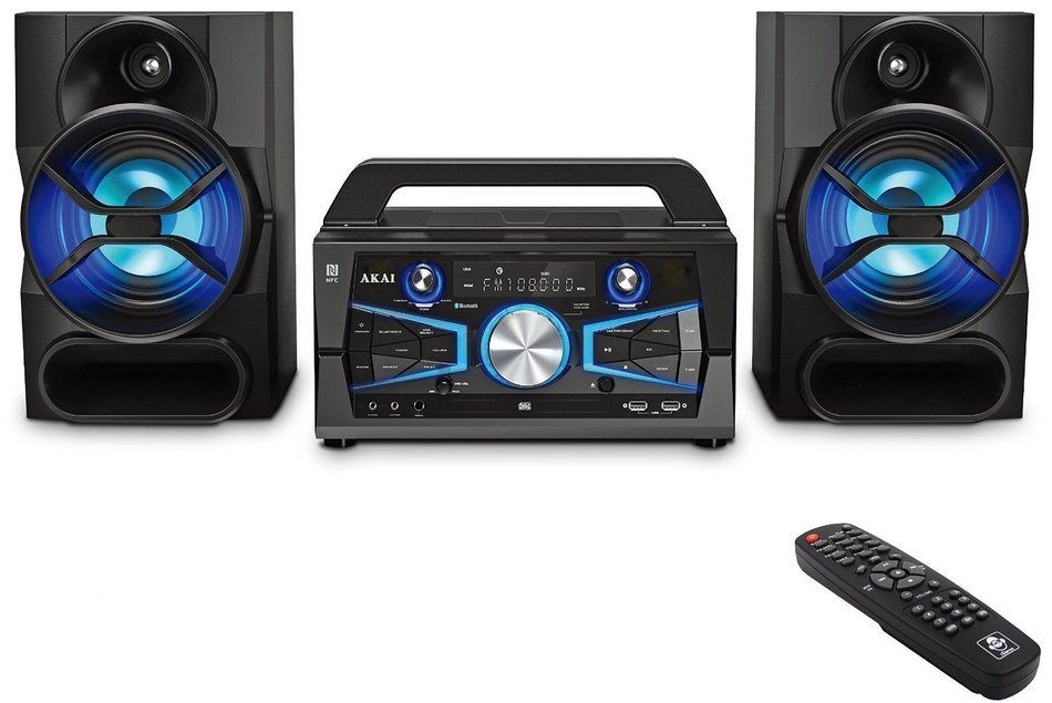 Music Shelf System Bluetooth with Light Effects Akai CEU5000BT