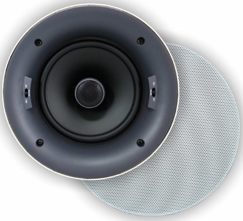 OSD Audio ACE600 6.5-inch 125-Watt Trimless Thin Bezel Mica Filled Polypropylene In-Ceiling Speaker Pair