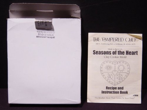 Pampered Chef Seasons of the Heart Cookie Mold 1997 N3
