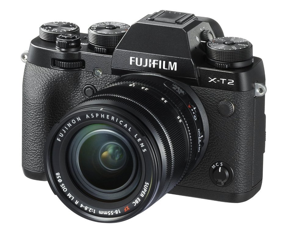 Fujifilm X-T2 Mirrorless Digital Camera with 18-55mm F2.8-4.0 R LM OIS Lens