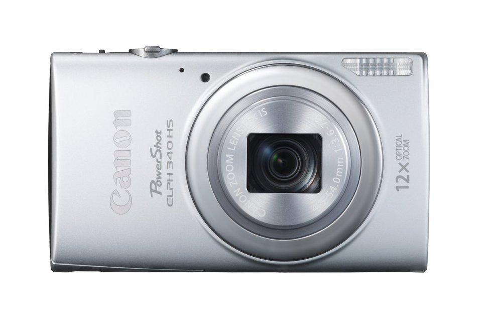 Canon PowerShot ELPH 340 HS 16MP Digital Camera (Silver) N23