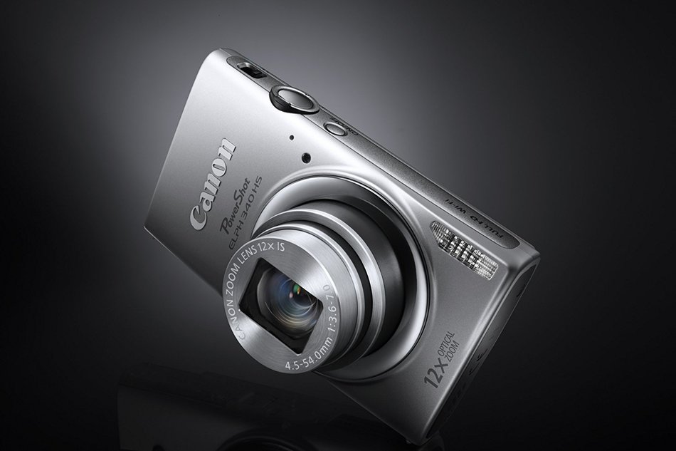 Canon PowerShot ELPH 340 HS 16MP Digital Camera (Silver) N26