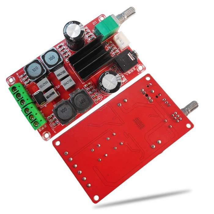 Alloet New TPA3116D2 2x50W 12/24V Class D Dual Channel Stereo Digital Amplifier Board