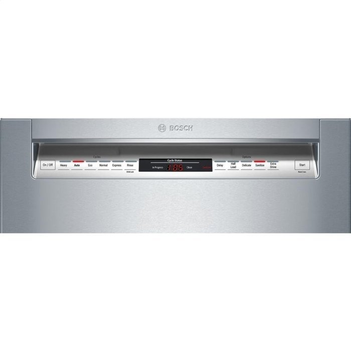 Bosch SHE68T55UC 800 24" Stainless Steel Semi-Integrated Dishwasher - Energy Star