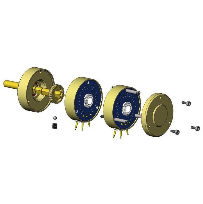 EIZZ Premium 24-Step Stereo Attenuator HIFI Volume Potentiometer LOG 100K 250K