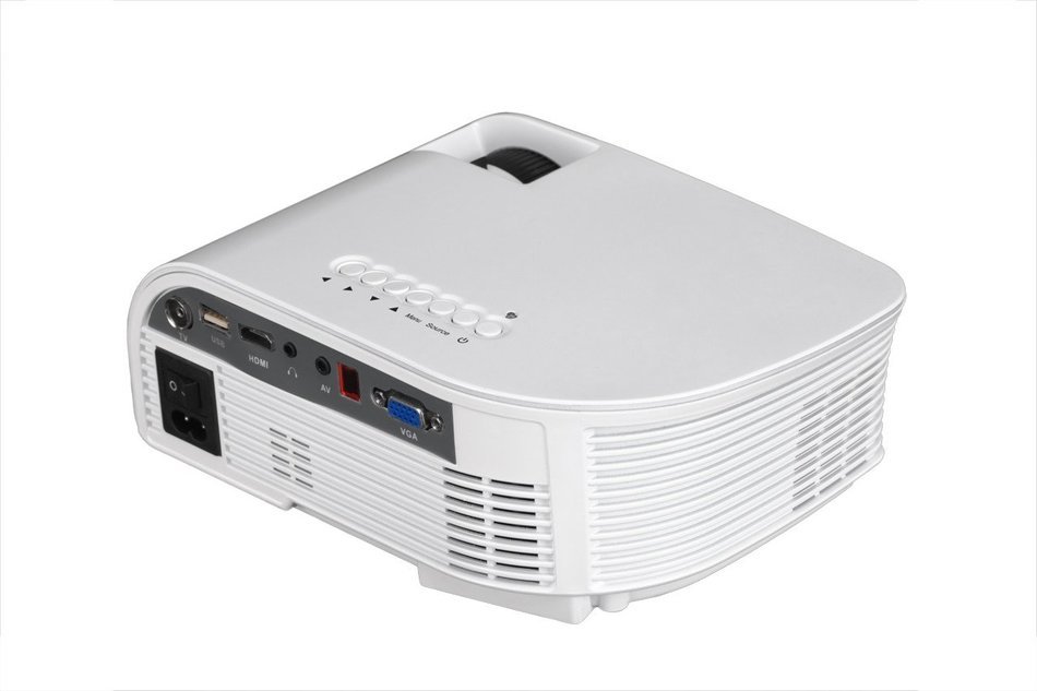 OEM S1 LED LCD (WVGA) Mini Video Projector - US Version (Includes Warranty) - White (FP8048S1W-IV) N2