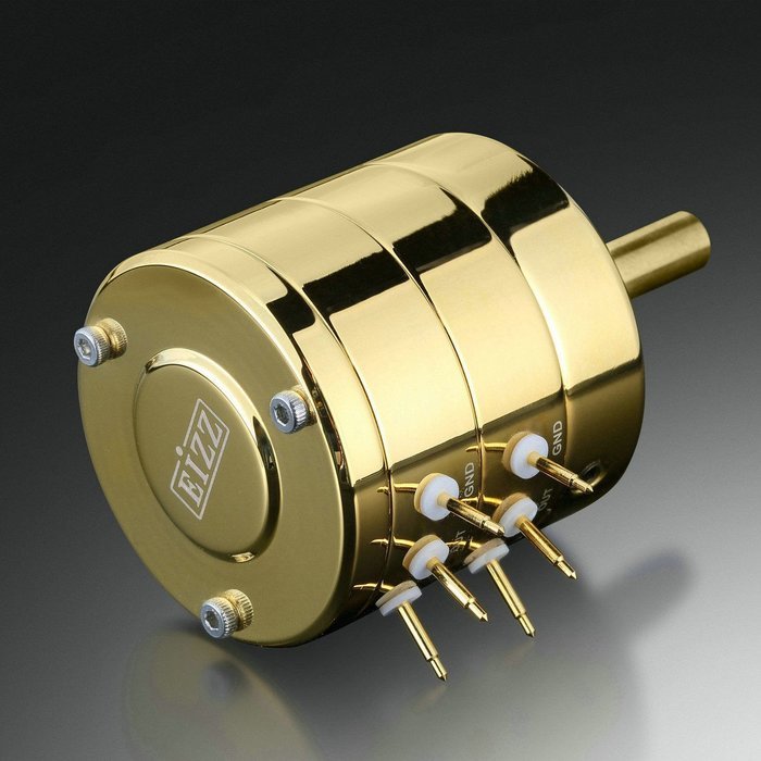 EIZZ Premium 24-Step Stereo Attenuator HIFI Volume Potentiometer LOG 100K 250K N2