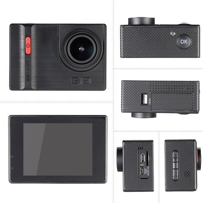 Andoer&reg; Sports Action Camera 2.0" 4K 24fps 1080P Full HD 12MP Voice Broadcasting Novatek NTK96660 Video DV Optional... N3