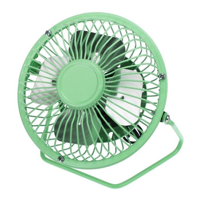 Starsource Adjustable Four Fan Blade 4 Inch USB Mini Desktop Fan With ON/OFF Switch ( Green ) N14