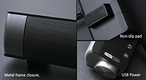 Royche MUSES MIDAS 2.0 Luxury Black Matallic Soundbar Speaker H.Q Chipset (for PC)