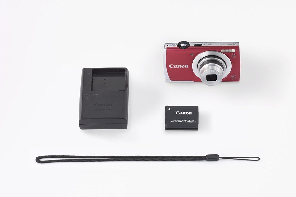 Canon PowerShot A2500 16MP Digital Camera with 5x Optical Image Stabilized Zoom with 2.7-Inch LCD (Silver) (OLD... N12