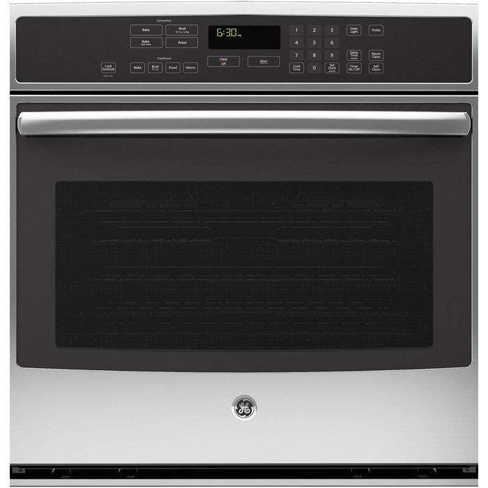 GE PT7050SFSS Profile 30" Stainless Steel Electric Single Wall Oven - Convection