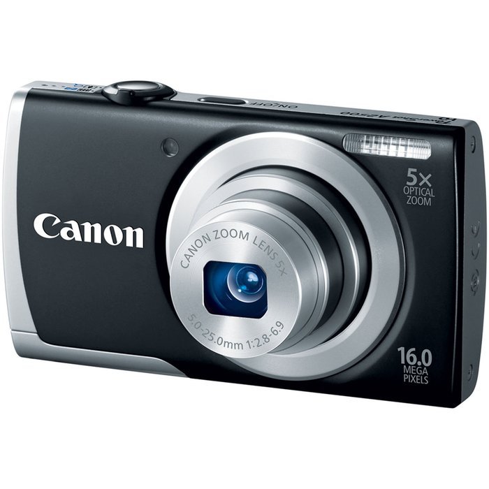 Canon PowerShot A2500 16MP Digital Camera with 5x Optical Image Stabilized Zoom with 2.7-Inch LCD (Silver) (OLD... N15