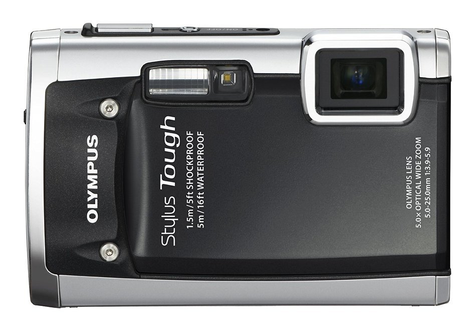 Olympus Stylus Tough 6020 14 MP Digital Camera with 5x Wide-Angle Zoom and 2.7-Inch LCD (Black) N3