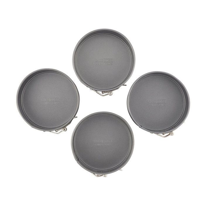 4 Pieces, Nonstick Coating Springform Pan Set in Gray N3