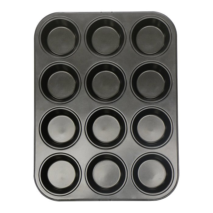 Webake 2-Pack 12 Cavity Mini Bundt Cake Pan and 12 Cavity Muffin Pan,Non-stick N6