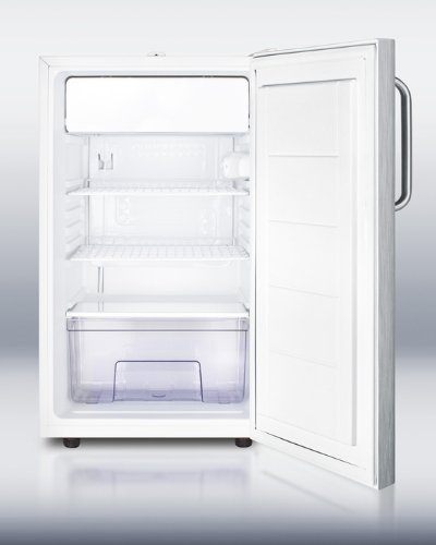 Summit CM411LBISSTBADA 20" Medically Approved & ADA Compliant Compact Refrigerator with 4.1 cu. ft. Capacity Professional...