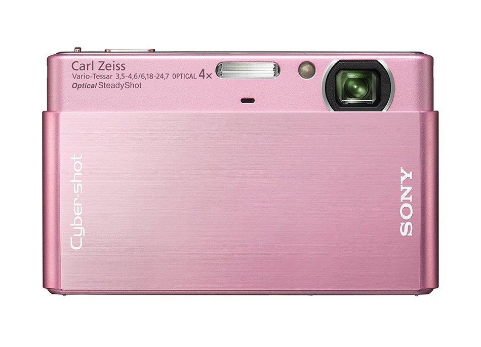 Sony Cybershot DSC-T77 10MP Digital Camera with 4x Optical Zoom with Super Steady Shot Image Stabilization (Pink) N15