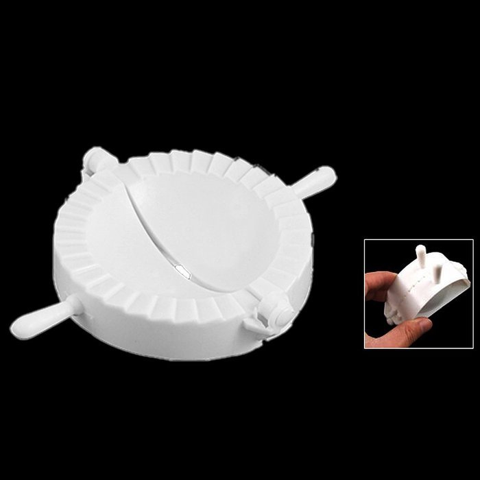 Amico Kitchen White Plastic Meat Pie Dumpling Pastry Press Makers Making Tool Mould