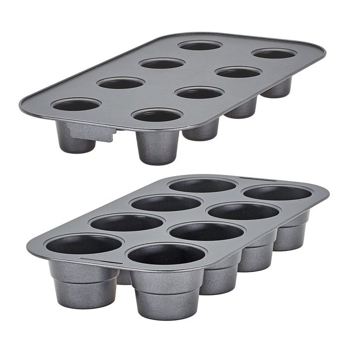 Baker's Advantage Fillables 2-Piece Non-Stick 8-Cup Cake Cone Pan