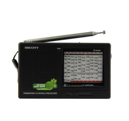 SCOTT RX16 AM/FM SW 1-8 World Band Receiver N4
