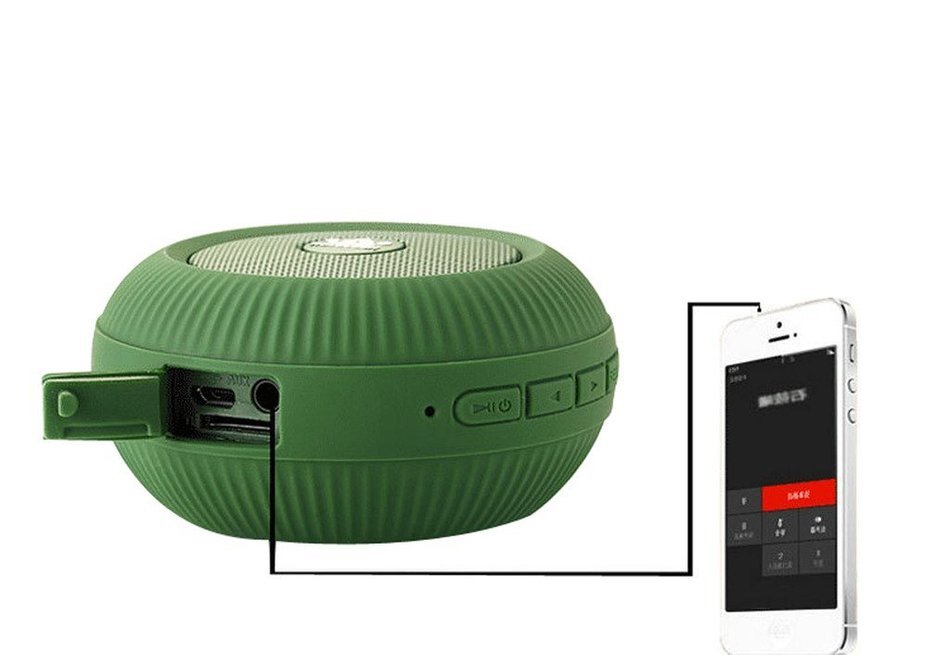 Wireless Portable Shower/Outdoor Speaker,TECHKOO Royqueen 3.5W Travel Speaker Waterproof Dustproof Shockproof... N11