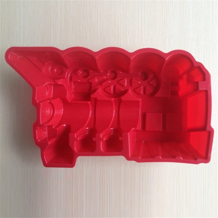 FLY Train Shape Big Silicone Cake Mold Fondant Bakeware Craft Molds For Baking N6