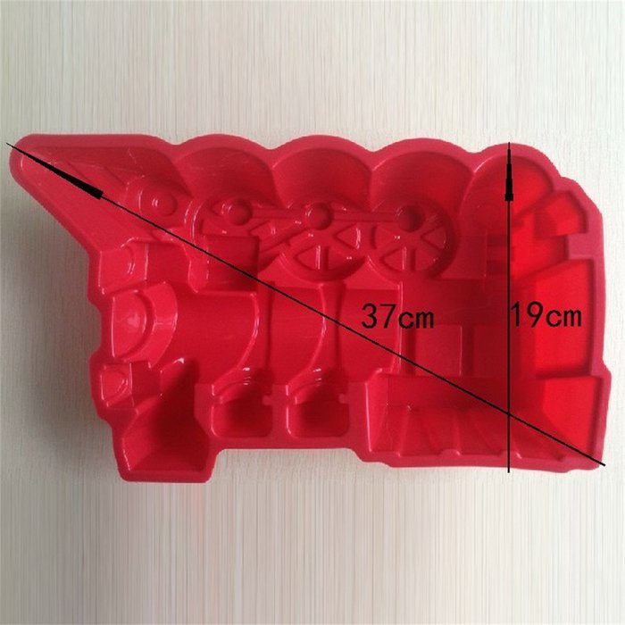 FLY Train Shape Big Silicone Cake Mold Fondant Bakeware Craft Molds For Baking N7