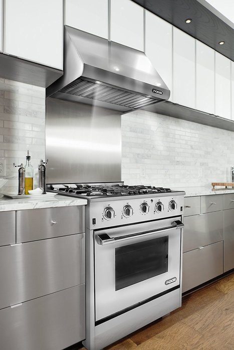 NXR NXR-RH3001 Professional Range Hood, 30", Stainless Steel N4