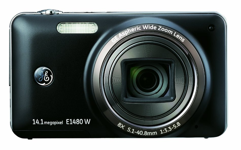 GE E1480W 14MP Digital Camera with 8X Optical Zoom and 3.0-Inch LCD with Auto Brightness (Silver) N3