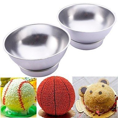 LT NEJE Creative 3D Sports Ball Shaped Cake Pan Baking Mold Set N2