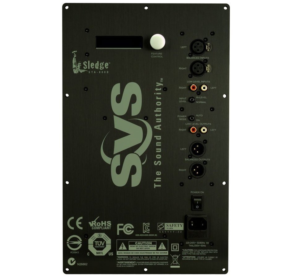 SVS PB12 Plus 12-inch 800 Watt Powered Subwoofer (Piano Gloss Dual Subs) N3
