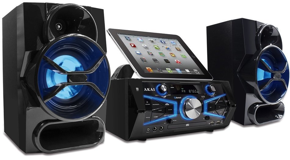 Music Shelf System Bluetooth with Light Effects Akai CEU5000BT N2