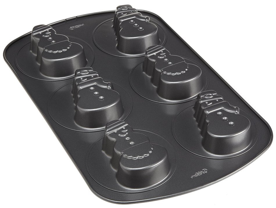 Wilton Mini Nonstick 6 Cavity Snowman Pan