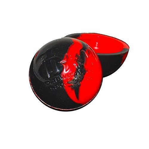 Red / Black Non Stick Silicone Oil Kitchen Container Ball Jar + Bonus Enamel Pin Wholesale Pricing (5)