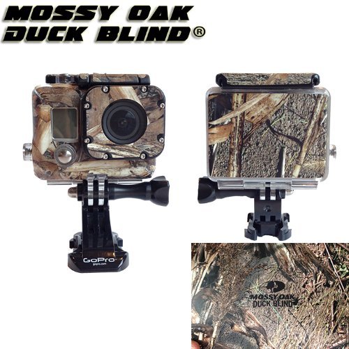 Camo Housing Skin Armor for GoPro Hero 3 - Mossy Oak Duck Blind
