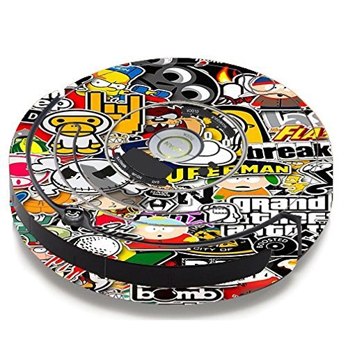 Skin Decal Vinyl Wrap For IRobot Roomba 650 655 Vacuum / Sticker Slap