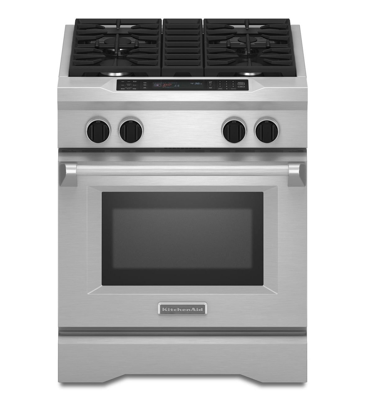 Kitchenaid KDRS407VSS Commercial Style Dual Fuel Range Free Image Download   5341384 