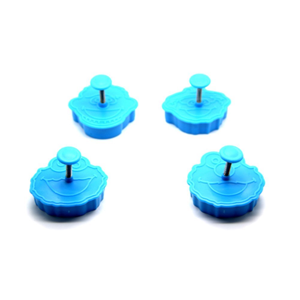 Set 4 Attrezzi Per Torta Con Palle Metalliche: Mattarello Per Goffratura E Tagliapasta In Acciaio Inox Per Decorazioni Di Zucchero E Fondant