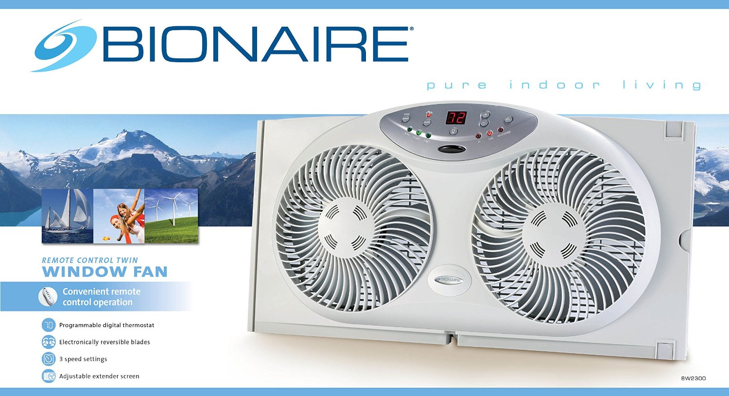 Bionaire window fan replacement remote control only