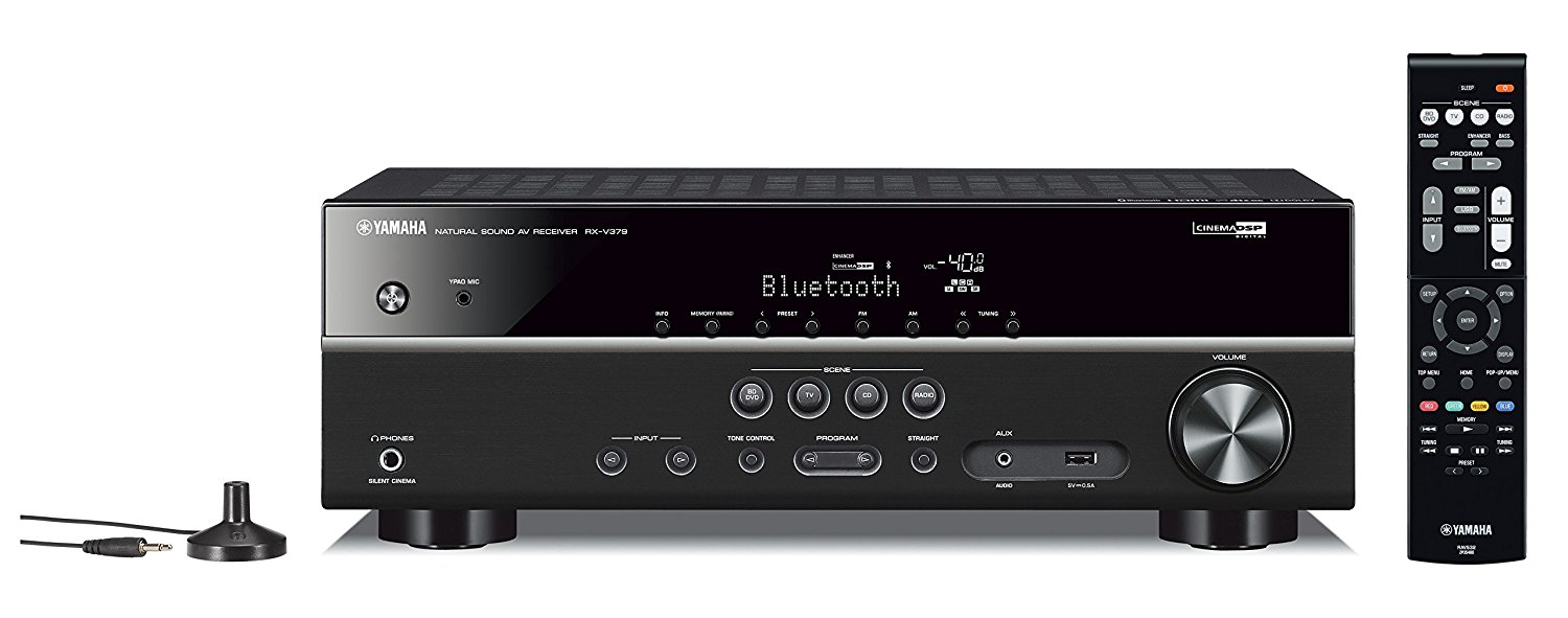 YAMAHA RX-V379 5.1 channels amplifier AV receiver N2 free image download