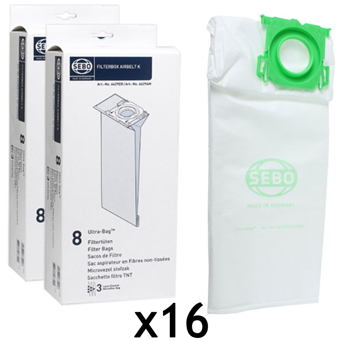 Sacchetti Compatibili SEBO Confezione Da 10 Sacchetti Per Polvere Per Aspirapolvere SEBO (Modelli Felix, Dart) - Ricambio Qualtex Cecotec Aspirapolvere - Foto 11