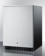 Summit SPR627OSSSHH 24&quot; Built In/Freestanding Outdoor Refrigerator with 4.6 cu.ft. Capacity Factory Installed...