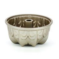 Ezeso Non-Stick Carbon Steel Cake Bundt Pan for Baking,Bakeware (Lily) N2
