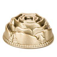 Ezeso Non-Stick Carbon Steel Cake Bundt Pan for Baking,Bakeware (Lily) N4