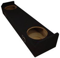 ASC Honda Ridgeline Truck 2005-2014 Dual 10&quot; Subwoofer Custom Fit Sub Box Speaker Enclosure